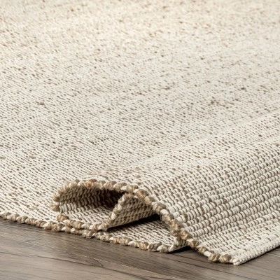 NuLOOM Handwoven Solid Elfriede Area Rug 5 NuLOOM Handwoven Solid Elfriede Area Rug - Image 3