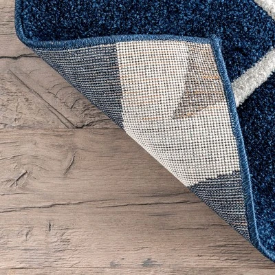 Nuloom Gabriela Trellis 4x6 Area Rug For Living Room Bedroom Dining Room Kitchen, Navy/White 9 Nuloom Gabriela Trellis 4x6 Area Rug For Living Room Bedroom Dining Room Kitchen, Navy/White - Image 7