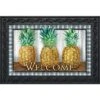 Checkered Pineapple Everyday Doormat Indoor Outdoor 30" X 18" Briarwood Lane -Decor Vista GUEST 9bed7c01 e8ed 4e2f b2b3 992e2d4a8f8c