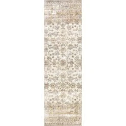 NuLOOM Deadra Vintage Floral Machine Washable Area Rug -Decor Vista GUEST 9c5198c9 f531 4e7b b13b fe94f26b2204