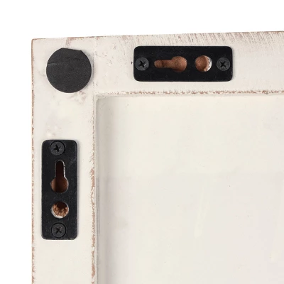 48"x16" Wooden Geometric Handmade Abstract Spotted Panel Wall Decor White - Olivia & May: Carved MDF, Modern Art, Indoor 4 48"x16" Wooden Geometric Handmade Abstract Spotted Panel Wall Decor White - Olivia & May: Carved MDF, Modern Art, Indoor - Image 2