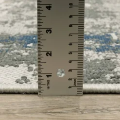 Trinity Modern Distressed Abstract Patio Area Rug Beige/Blue - Captiv8e Designs -Decor Vista GUEST 9d414d33 1825 467e 99ab 1156531afa38