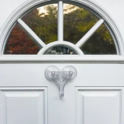 Lites-Up 2ct Heavy Duty Double Suction Cup Clamp Wreath Hanger -Decor Vista GUEST 9dcde885 a96e 47c7 bc54 e3fc905d4de2