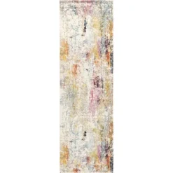 NuLOOM Cézanne Colorful Abstract Area Rug -Decor Vista GUEST 9e4c5277 8048 43f3 9a1d 26b191592d2b