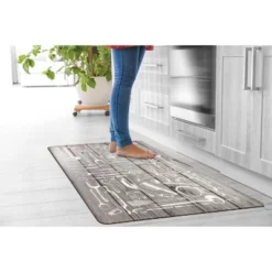 World Rug Gallery Modern Floral Circles Anti Fatigue Standing Mat -Decor Vista GUEST 9ea40351 3874 457e a298 dbf92577cf12