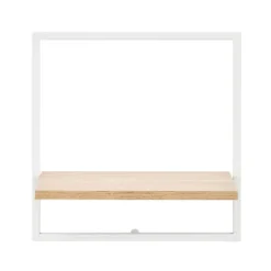 4pc Framed Wall Shelf Set White/Maple - Danya B. -Decor Vista GUEST 9edf3e5f 4c54 4281 bf78 c272b20958b3