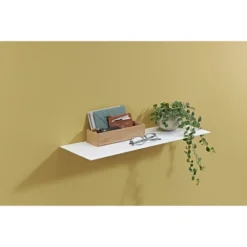 24" Dolle Katana Floating Metal Shelf White 7 24" Dolle Katana Floating Metal Shelf White -Decor Vista GUEST 9f75a2ff 0b93 434b a07a df8df151a061