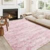 6x9 Pink Rug Machine Washable Soft Vintage Damask Distressed Boho Abstract Foldable Ultra-Thin Non-Slip Nursery Dining Room 1 6x9 Pink Rug Machine Washable Soft Vintage Damask Distressed Boho Abstract Foldable Ultra-Thin Non-Slip Nursery Dining Room -Decor Vista GUEST 9f9aac1d b61d 42b7 95cf 55192a710bb7