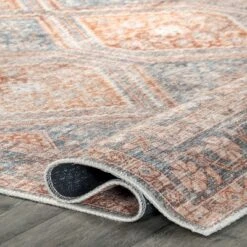 NuLOOM Dia Persian Transitional Machine Washable Area Rug 14 NuLOOM Dia Persian Transitional Machine Washable Area Rug -Decor Vista GUEST 9f9dad4d 4d22 4b87 bebe 1228e7572e03