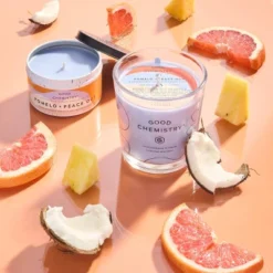 Good Chemistry™ Refillable Glass Candle Pomelo And Peace Out - 8.3 Oz -Decor Vista GUEST 9fe82856 73dc 4262 9823 7bc9166f4529