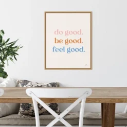 16" X 20" Do Good By Laura Marshall Framed Canvas Wall Art Light Brown - Amanti Art 11 16" X 20" Do Good By Laura Marshall Framed Canvas Wall Art Light Brown - Amanti Art -Decor Vista GUEST a008e8a0 41ae 41a5 91e0 caaf4ac3b30e