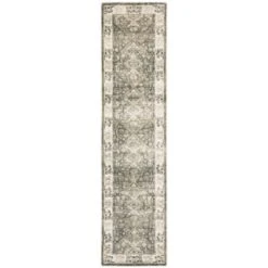 Salina Traditional Persian Style Inspired Area Rug Charcoal/Ivory - Captiv8e Designs -Decor Vista GUEST a02916cf 5b9a 4cdb af61 345c64322677