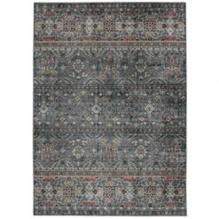 Washable Grant Rug Teal/Ivory - Linon -Decor Vista GUEST a05830fb 6deb 4fd9 9fc3 fb56cde656d7