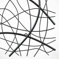 LuxenHome Large Black Abstract Square Metal Wall Decor 12 LuxenHome Large Black Abstract Square Metal Wall Decor -Decor Vista GUEST a20cb703 b2ea 4b6e 94f8 2a67bb0ec112