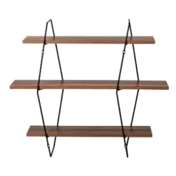 Honey-Can-Do 3 Tier Wall Shelf Metal -Decor Vista GUEST a268ac51 1fc1 4725 be57 0298b6b843e5