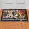 Collections Etc Welcome To The Nut House Funny Squirrel Doormat 1'6"x2'6" 2 Collections Etc Welcome To The Nut House Funny Squirrel Doormat 1'6"x2'6" -Decor Vista GUEST a2690e23 f1f5 46d1 8b2d 69dd13da9def