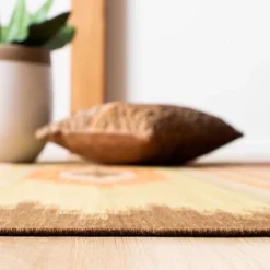 2'3"x14' Geometric Design Woven Runner Brown - Safavieh -Decor Vista GUEST a285c787 2b07 43b3 b3cd c50abcfc02d1