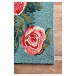 Hand Hooked Rose Bouquet Area Rug - NuLOOM -Decor Vista GUEST a666bc92 959f 441e bb49 0e7e534e28ee