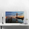 Northlight LED Lighted Coastal Sunset Lighthouse Scene Canvas Wall Art 15.75" X 23.5" -Decor Vista GUEST a6794171 a508 4624 a08c 26133e4af781
