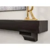 Mantels Direct Breckenridge Rustic Distressed Wood Fireplace Mantel Wall Shelf -Decor Vista GUEST a78d1bc6 e7af 4622 95b3 e9b8fe7a1bce