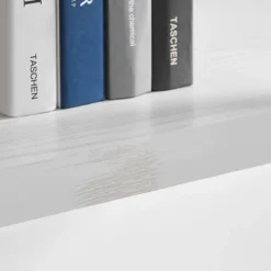 31.5" X 22.5" Modern 2 Tier Hanging Bracket Wall Shelve White Birch - Danya B. -Decor Vista GUEST a79d0ffa 1e27 4c65 a362 f32c7bfd0d29