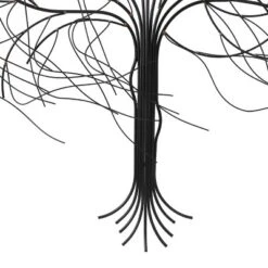 LuxenHome Black Metal Windy Tree Wall Decor -Decor Vista GUEST a975ec8f 3a57 4bf2 a62e adf5594e6af4