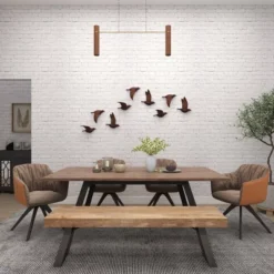 Set Of 3 Metallic Flying Bird Sculptures Wall Decor - Olivia & May -Decor Vista GUEST aa06cf9d da69 43bf a258 8a5fcb19664c