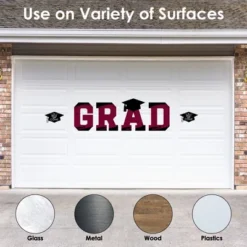 Big Dot Of Happiness Maroon Graduation Party Decor - Vinyl Wall Decals - Grad -Decor Vista GUEST aa0a854d 6378 4bcd 9058 961048d8813b