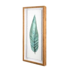 (Set Of 3) 28"x12" Framed Leaves Decorative Wall Art White - Threshold™ -Decor Vista GUEST acdaaf97 e396 42ba 9510 65abb8f5a8a9