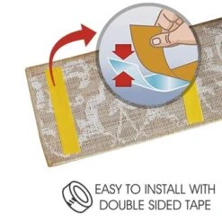 Sussexhome Floral Collection Anti-Slip Carpet Stair Treads, 9" X 28" -Decor Vista GUEST ad26594c d8e2 4335 9cf7 ec4fc6fb4d13