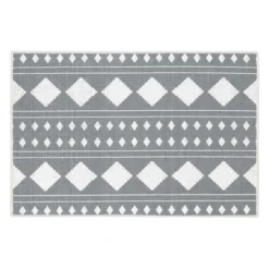 Sussexhome Diamond Collection Cotton Heavy Duty Low Pile Area Rug , 2' X 3' -Decor Vista GUEST ad56d960 2d7b 4118 8694 72c00e26bc90