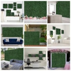 Outsunny 12-Piece 19.75" X 19.75" Milan Artificial Grass, Water Drainage, & Soft Feel -Decor Vista GUEST ad64e7bc a71a 4bd5 83b2 9debcbd8d731