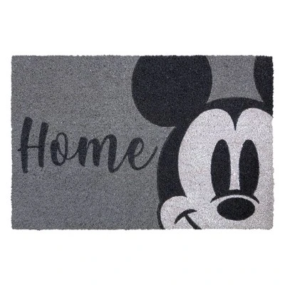 Mickey Mouse 2pk Coir Door Mats Gray 3 Mickey Mouse 2pk Coir Door Mats Gray