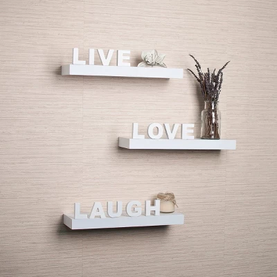 Live, Love, Laugh Shelves 3 Live, Love, Laugh Shelves