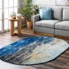 Nuloom Katharina Abstract Oval 8x10 Area Rug For Living Room Bedroom Dining Room Kitchen, Blue/Multicolor -Decor Vista GUEST ae125e41 e62a 495a a2a8 d2d454c1c527