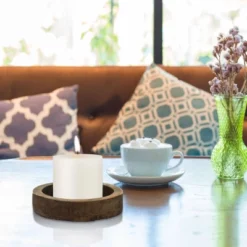 6pk Unscented Flat Top Smooth Pillar Candles White - Stonebriar Collection -Decor Vista GUEST ae3a53d1 af03 4b40 ac9e 71f2b8698bfc