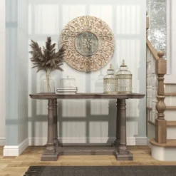 Metal Floral Wall Decor With Embossed Details Gold - Olivia & May -Decor Vista GUEST ae6573a5 b76c 4b71 82be 26e99e8e16ac