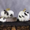 Transpac Resin 6.25 In. Multicolor Halloween Faux Hand Carved Pumpkin Set Of 2 -Decor Vista GUEST ae76bf34 0902 4326 8889 632d2db1ac63