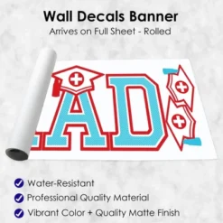 Big Dot Of Happiness Nurse Graduation Party Décor - Vinyl Wall Decals - Grad -Decor Vista GUEST aec5bc54 043a 4190 8d95 14b94235731f