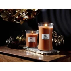 21.5oz Large Jar Pumpkin Butter - WoodWick -Decor Vista GUEST aef6962a 5340 4997 930e 736a8682ad21