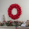 Northlight Red 3-Finish Shatterproof Ball Christmas Wreath, 36-Inch, Unlit -Decor Vista GUEST afbd2c6f a335 45dd 8e11 35997eb9cd77