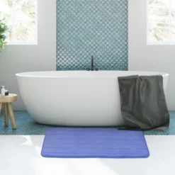 PiccoCasa Memory Foam Bathroom Rugs Non-Slip And U-shaped Toilet Mat 2 Pcs -Decor Vista GUEST afcb360f 267f 43a8 8580 9c4590d72976