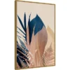 22" X 33" Pastel Jungle Plants 3 By Ian Winstanley Framed Canvas Wall Art Gold - Amanti Art -Decor Vista GUEST b0148ee1 41fc 4c38 95b8 8baf63542427