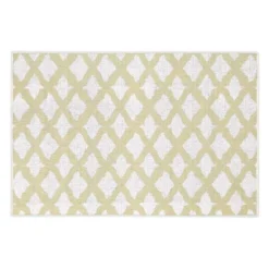 Sussexhome Floral Collection Cotton Heavy Duty Low Pile Area Rug , 2' X 3' -Decor Vista GUEST b065d2c3 e2df 4e86 a7c9 af4b9e15ca36