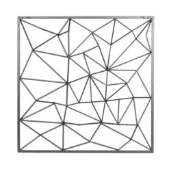 Metal Geometric Wall Decor With Black Frame And Gold Points Black - CosmoLiving By Cosmopolitan -Decor Vista GUEST b1390c62 d2b2 486b 97f0 5d026d88446f