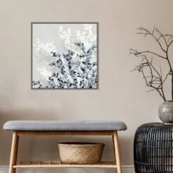 22" X 22" Blue Spring I By Isabelle Z Framed Canvas Wall Art Gray Wash - Amanti Art -Decor Vista GUEST b19c62ce 3693 4798 8a6e e4cfaf1370d6