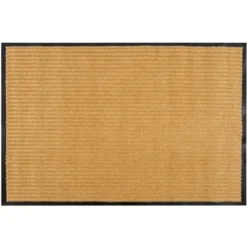 KAF Home Oversized Ribbed Door Mat | 24 X 36 Inches, Durable Indoor Outdoor Entry Way Rug | Perfect For Mud-Rooms, High Traffic Areas, Garages, Storefronts, And Everyday Home Use -Decor Vista GUEST b216c39b fc73 48b0 b990 b343bfc59a88