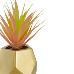 Northlight 8" Green Artificial Sword Grass In A Gold Geometric Pot 8 Northlight 8" Green Artificial Sword Grass In A Gold Geometric Pot -Decor Vista GUEST b22d8ea6 3393 45ee 953c 6643c66f72fa