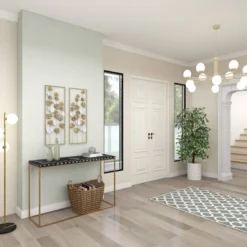 Metal Leaf Tall CutOut Wall Decor With Gold Frame Set Of 2 Gold - Olivia & May 28 Metal Leaf Tall CutOut Wall Decor With Gold Frame Set Of 2 Gold - Olivia & May -Decor Vista GUEST b2cf73a2 3b29 4b42 bd46 3bd8ccd40928