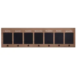 Multi-Functional Wall Memo Board With Chalkboard And Metal Clips Brown - StyleCraft -Decor Vista GUEST b3b21fb0 4d7c 49c4 8f28 a3dcebfe90b8